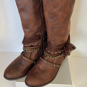 Not Rated Brown Tall Boots